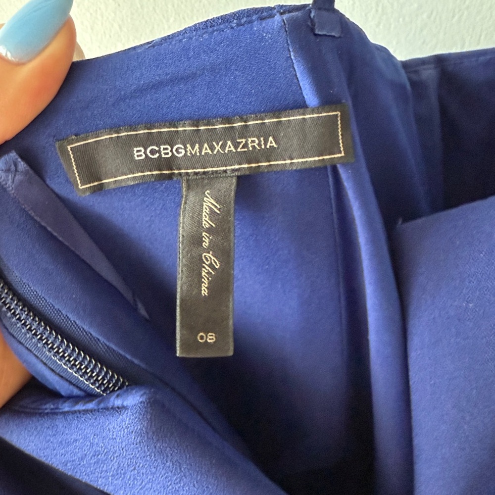 BCBGMAXAZRIA Amalie Off-The-Shoulder Stretch Crepe Gown - Picture 12 of 16